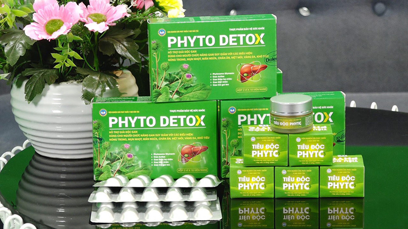 Viên uống thải độc gan Phyto Detox